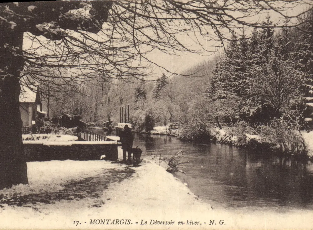 Montargis — O Desaguadeiro no inverno — N. G. — n°17 - Frente