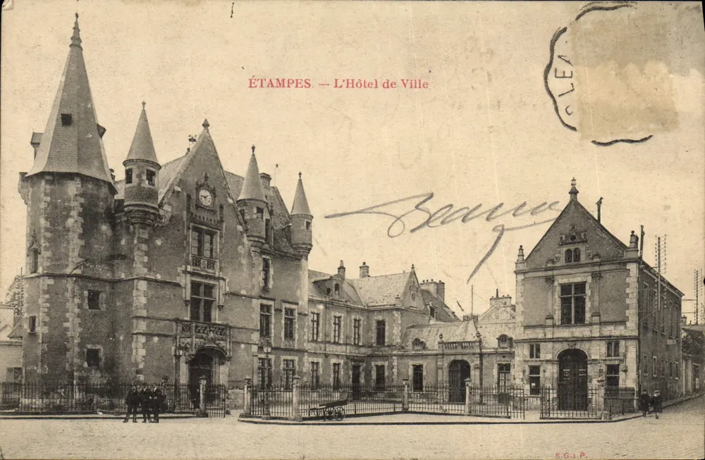Étampes — O Hotel de Ville — S.G.I.P. - Frente