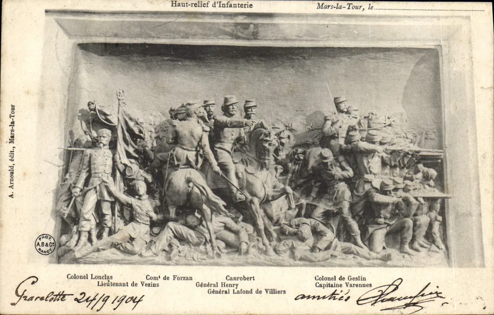 Relief der Infanterie — Mars-la-Tour, 1904 — A. Arnold, Verlag, Mars-la-Tour - Vorderseite