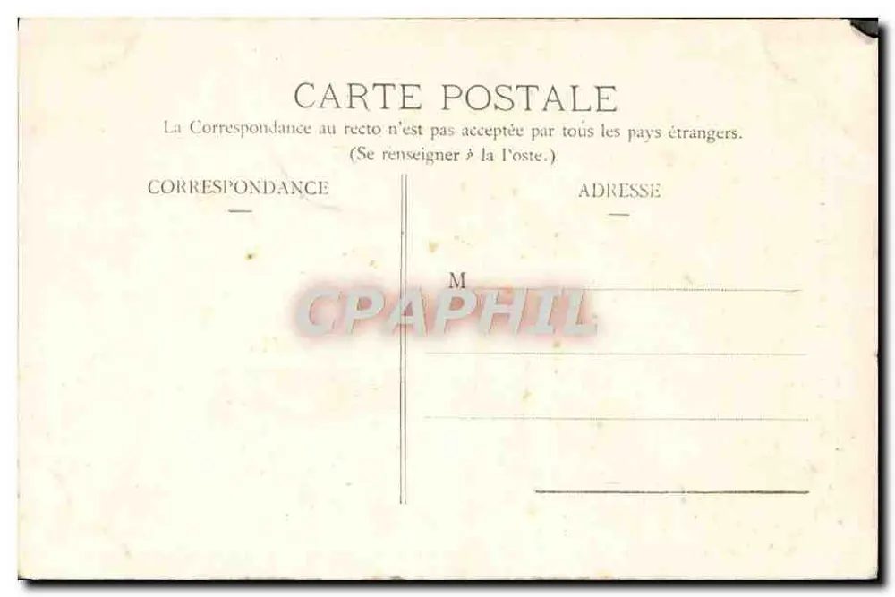 Morlaix — Innenansicht der Treppe der Grande-Rue — Sammlung Fougère - Rückseite