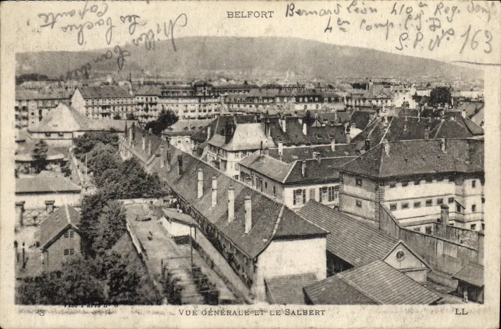 Belfort — Vue générale et le Salbert — éditeur LL, n° 8 - Frente