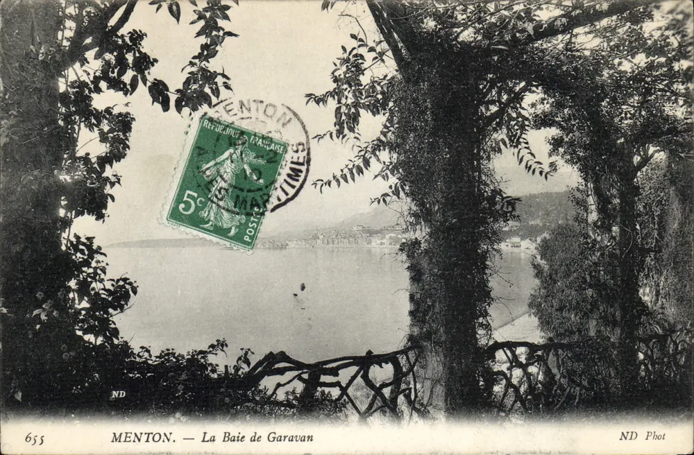 Menton — Baía de Garavan — ND Phot - Frente