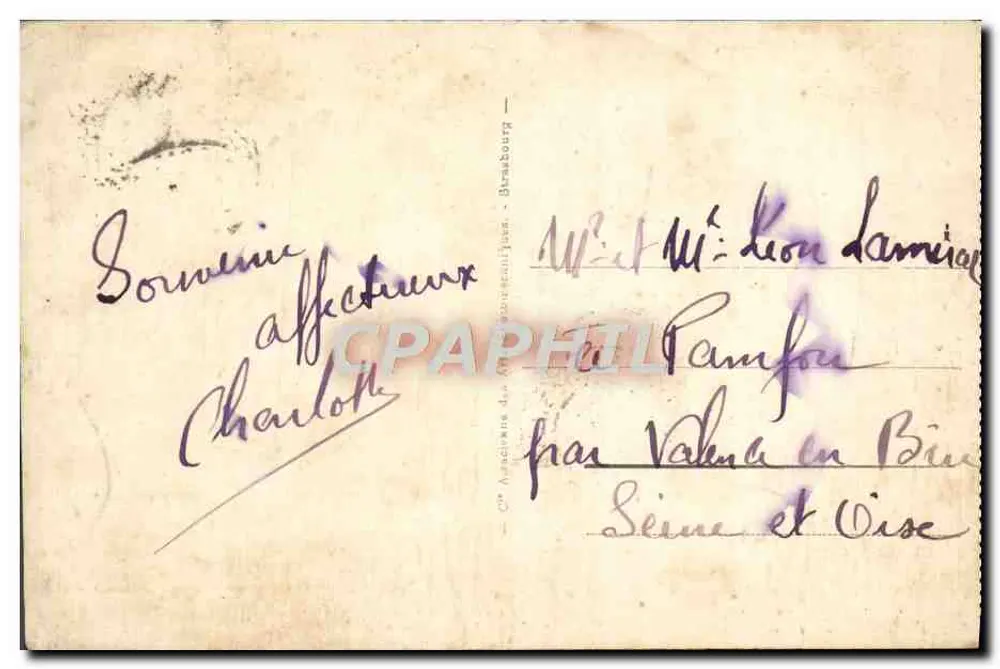 Le Touquet-Paris-Plage - A Digue — editor anônimo, n° 127 - Verso