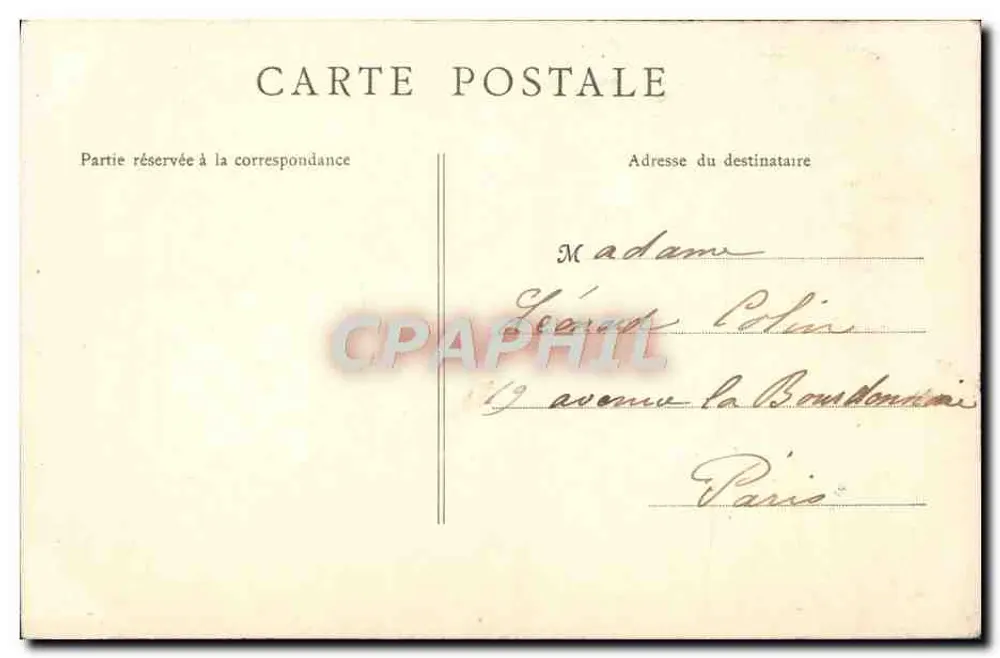 L'Isle-sur-Serein — La Tour Amyot — B. F., Paris - Rückseite