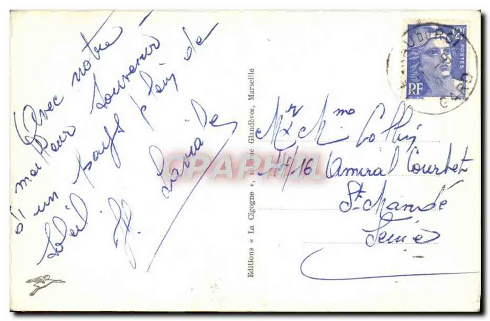 Aigues-Mortes — La Porte de la Reine — Éditions Glinnibves, n°414 - Verso