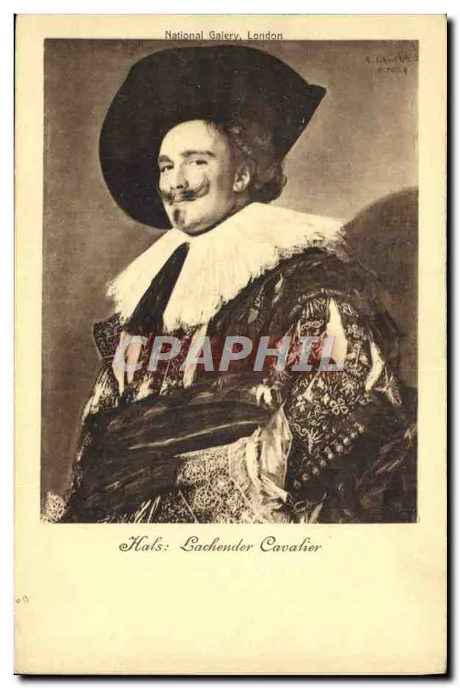 Hals: Lachender Cavalier — National Gallery, London — éditeur inconnu, n° de série non visible - Recto
