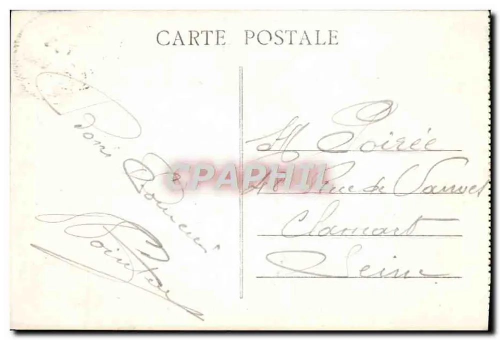 St-Malo - Le Sillon - A Praia — Costa da Esmeralda — edição Guérin, n°400r - Verso