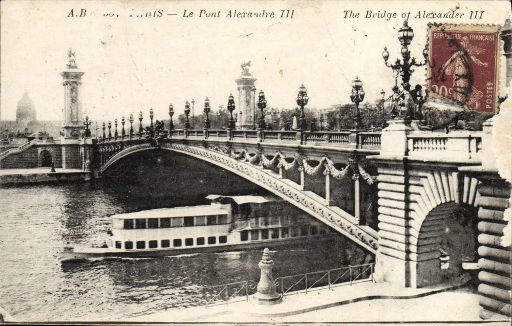 Paris — Le Pont Alexandre III — éditeur A.B. (A.B. Paris) - Frente