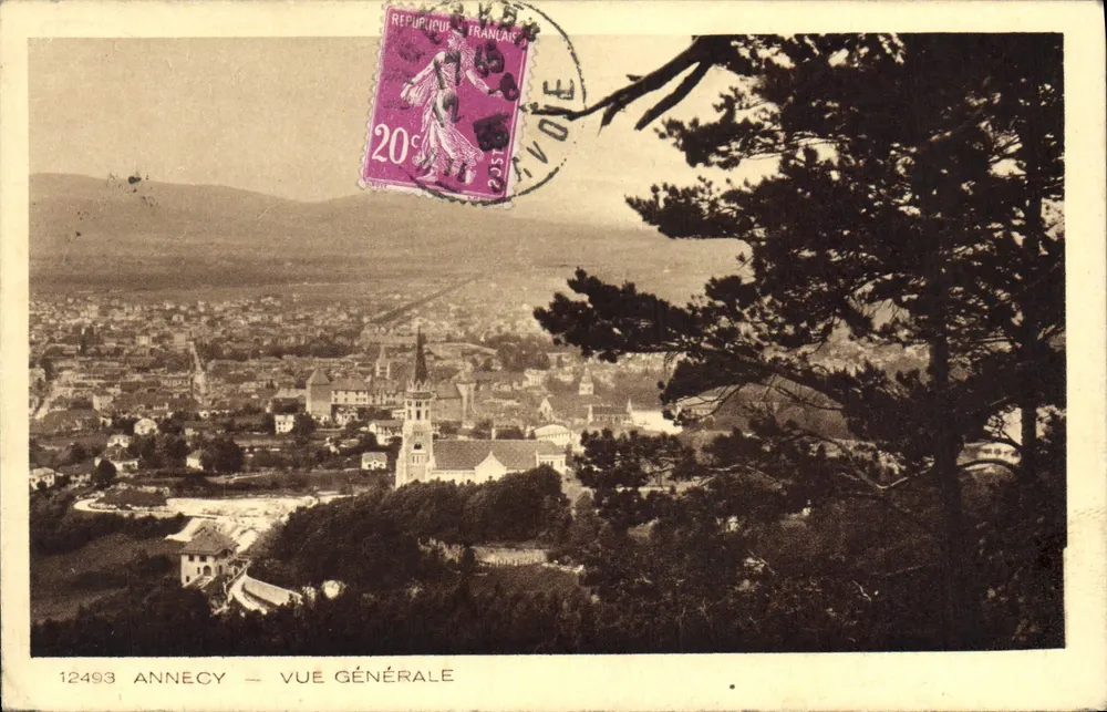 Annecy — Widok ogólny — Braun & Cie, Wydawnictwo M Villehouse-Dornach - Awers