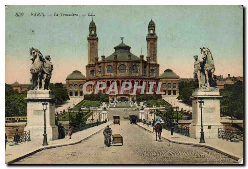 Paris — La Trocadéro — LL. — N° 850 - Frente