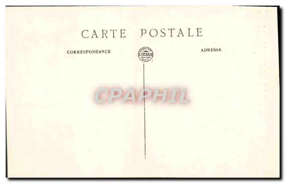 Auxerre — Die Präfektur (ehemaliger Bischofssitz) und die Kathedrale — P. F. - Rückseite