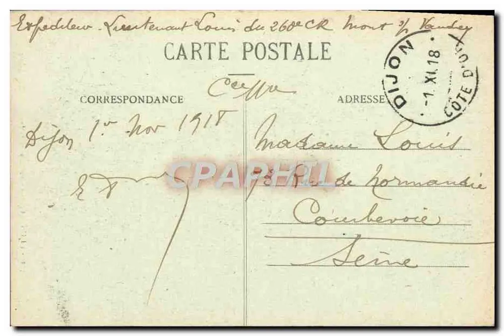 Dijon — Kathedrale Saint-Bénigne — L. V., Verlagsnummer 502 - Rückseite