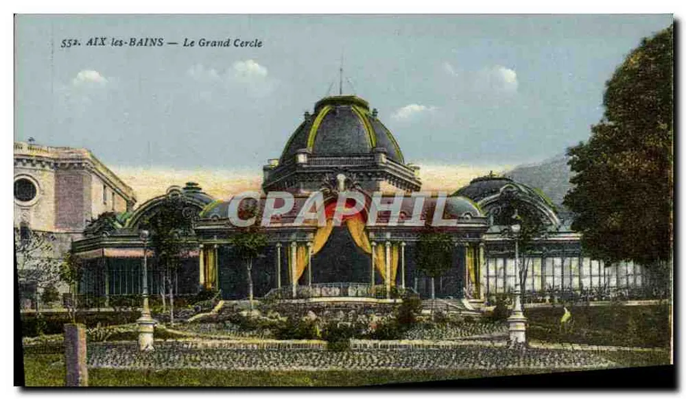 AIX-LES-BAINS — Il Grand Cercle — Collezione 'LA PLUS BELLE' di F. de Migéen, Chaubéry - Recto