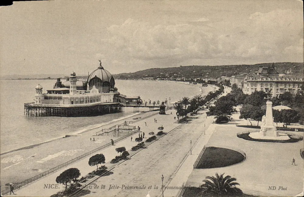 Nice — Ansicht der Plaisirs de la Jetée-Promenade und der Promenade des Anglais — ND Phot - Vorderseite