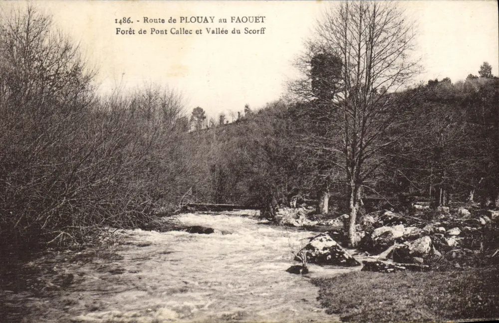 Route von Plouay nach Faouët — Wald von Pont Callec und Tal des Scorff — Laurent-Nel, Rennes - Vorderseite