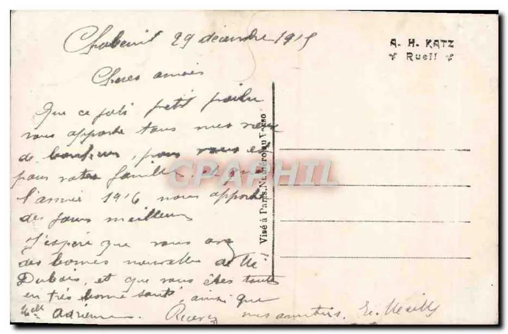 Soldat und Frau — Paar-Szene mit Blumenstrauß — Verlag J.K. Nr. 9531/5 - Rückseite