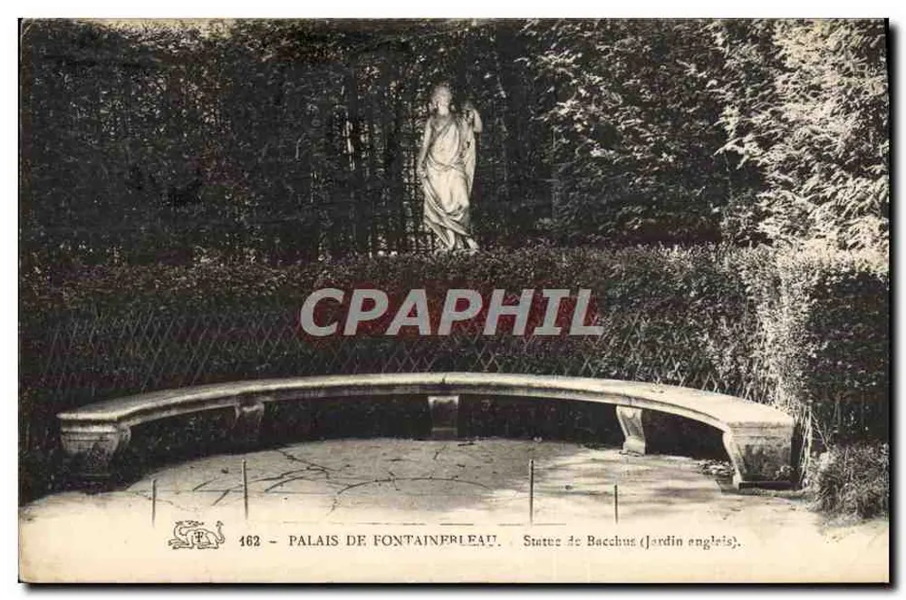 Schloss Fontainebleau — Statuen des Bacchus (Englischer Garten) — n°462 - Vorderseite