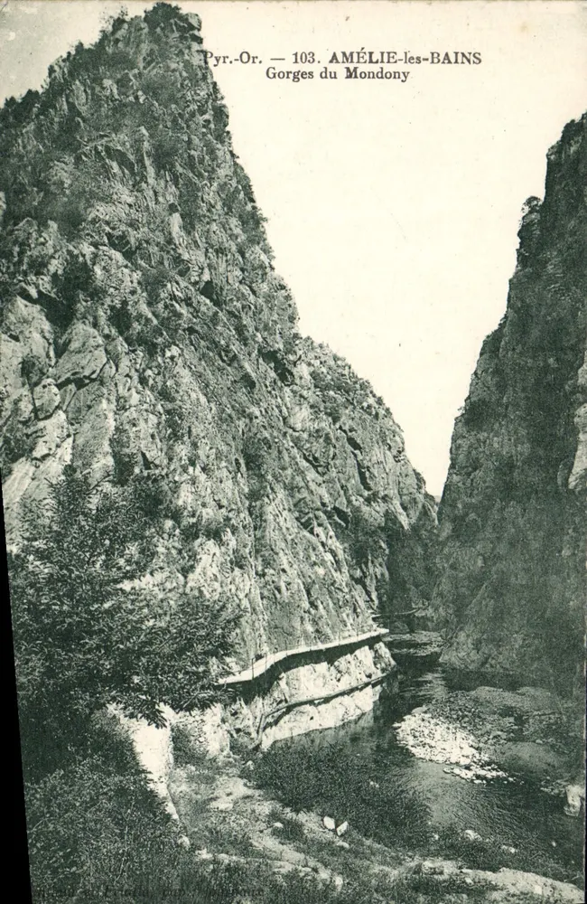 Gorges do Mondony — Amélie-les-Bains — Pyrénées-Orientales, n°103 - Frente