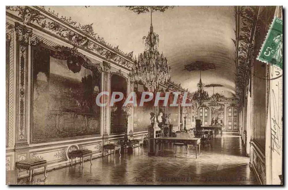 Innenraum des Schlosses Châtenay — Speisesaal — Fotografie B. Billaud - Vorderseite