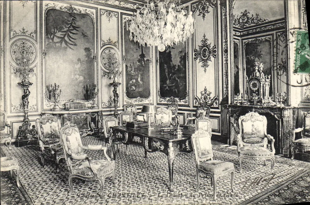Schloss Chantilly — Zimmer des Prinzen von Condé — Verleger: Öffentliche Druckerei - Vorderseite