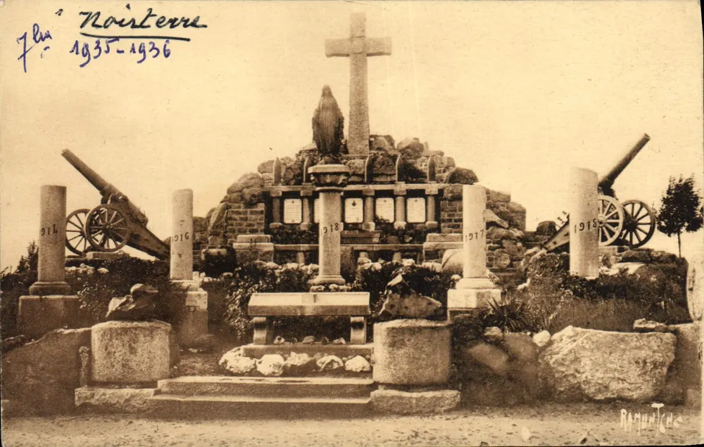 Noirterre — Calvaire des Soldats — éditeur Raymond Bergovin, La Rochelle, n°12505 - Vorderseite