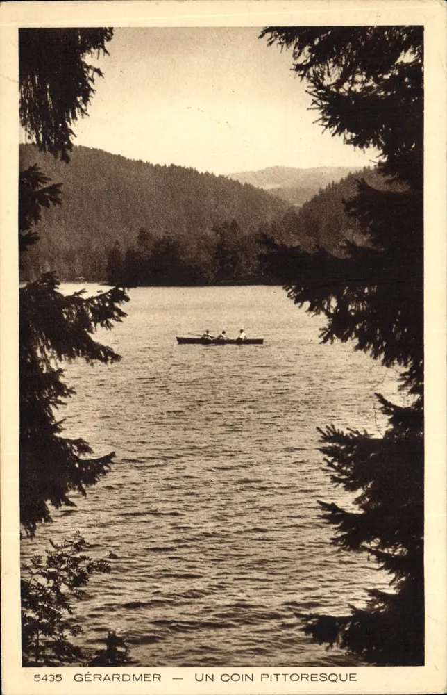 Gérardmer — Um canto pitoresco — Braun & Cie, Mulhouse-Dormaach, n°5435 - Frente