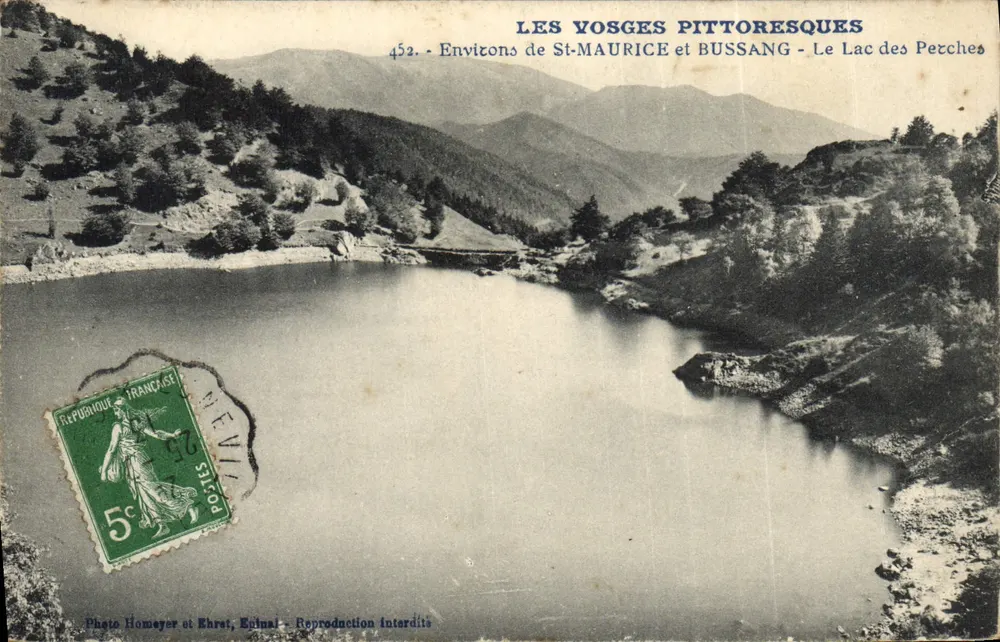 Pittoreske Vosges — Ansichten von St-Maurice und Bussang — See der Petches — Foto Homemeyer et Ehret, Ecinal - Vorderseite
