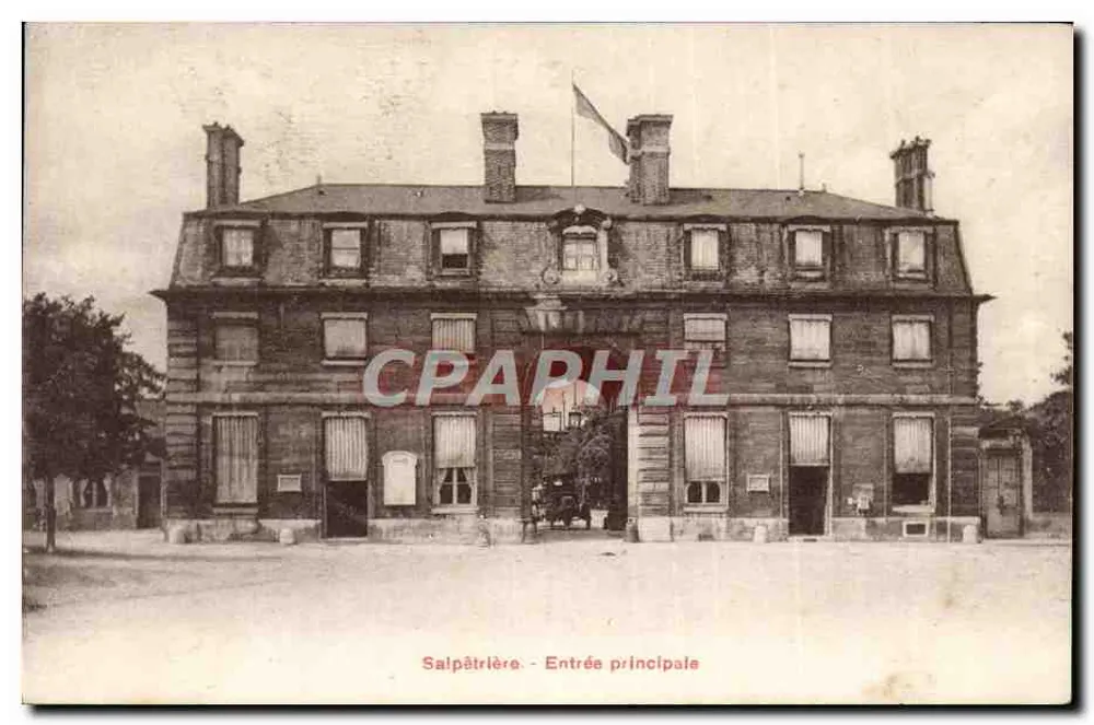 Salpêtrière - Entrada principal — editor A. Béger, Thionville - Frente
