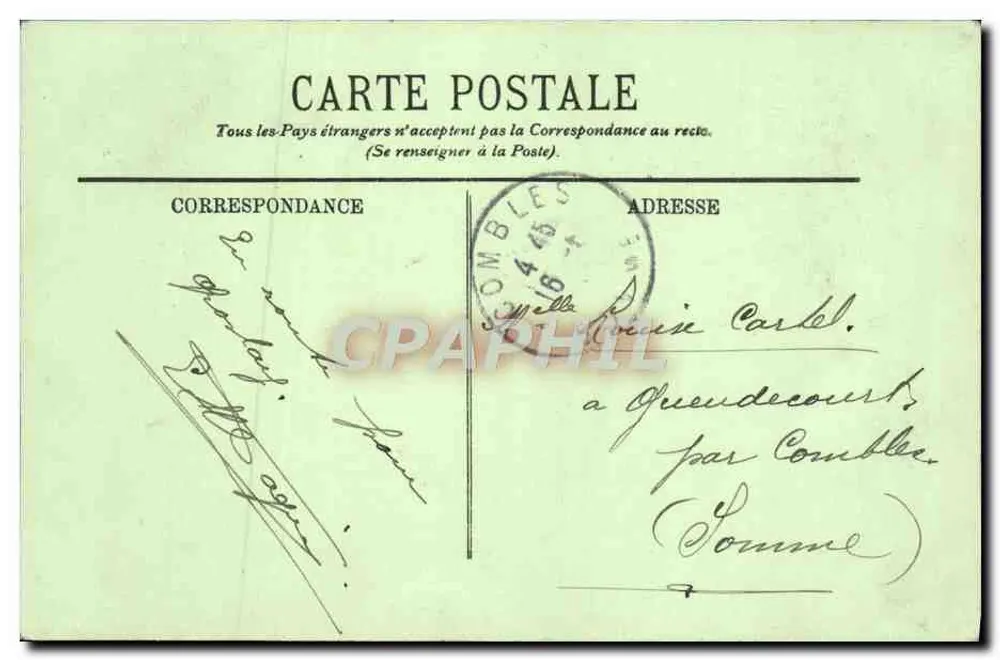 Amiens — A Catedral — LL. — n°96 - Verso