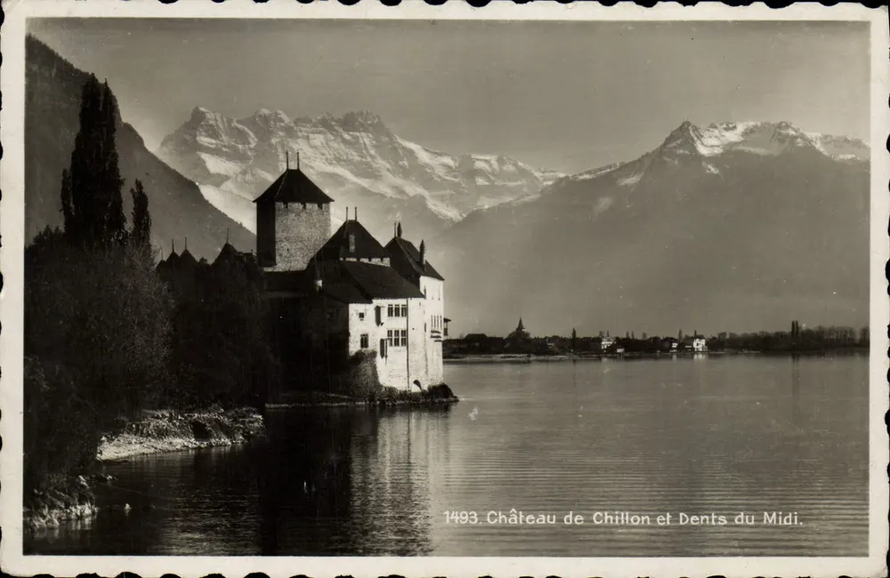 Castelo de Chillon e Dentes do Meio-dia — 1493 — Editor não identificado - Frente
