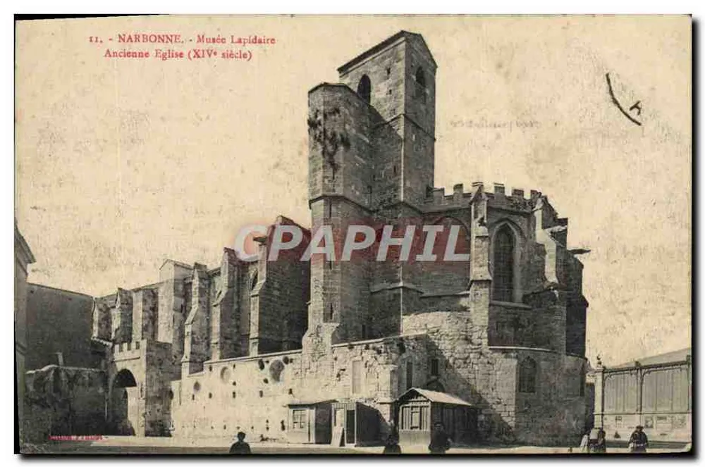 NARBONNE - Museu Lapidário - Igreja Antiga (século XIV) - Frente