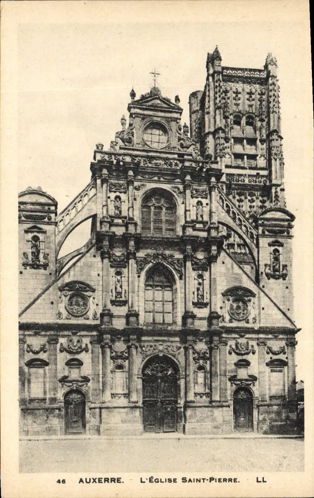 Auxerre — A Igreja de São Pedro — LL, n° 46 - Frente