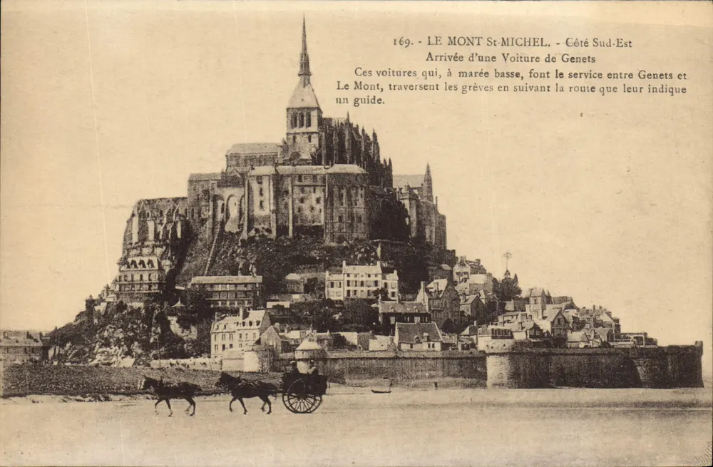 Mont Saint-Michel — Südostseite — Laurent-Nel, Rennes, n°169 - Vorderseite