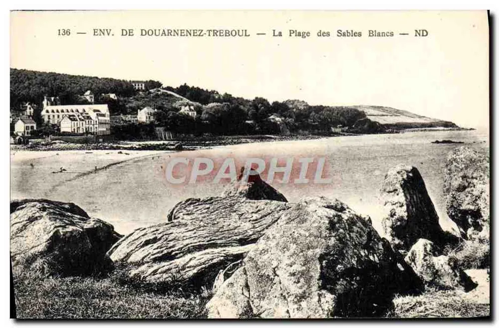 Umgebung von Douarnenez-Treboul — Die Strand der Weißen Sande — ND - Vorderseite
