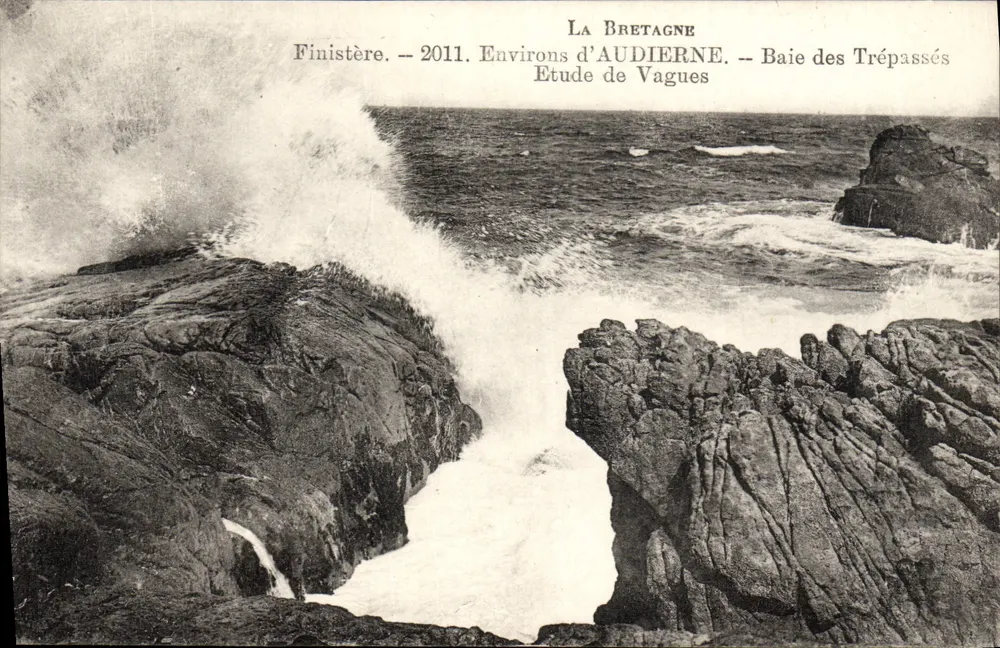 Bucht der Toten — Finistère — Studie zu Wellen — Bretagne - Vorderseite
