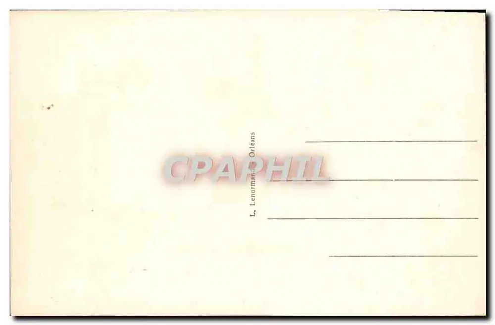 Orléans — Vista Geral — L. Lenormand - Verso