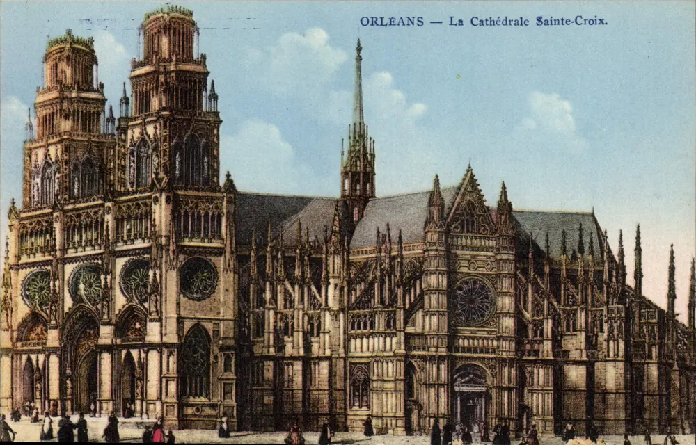 Orléans — A Catedral de Santa Cruz — Editor L. Linormand - Frente