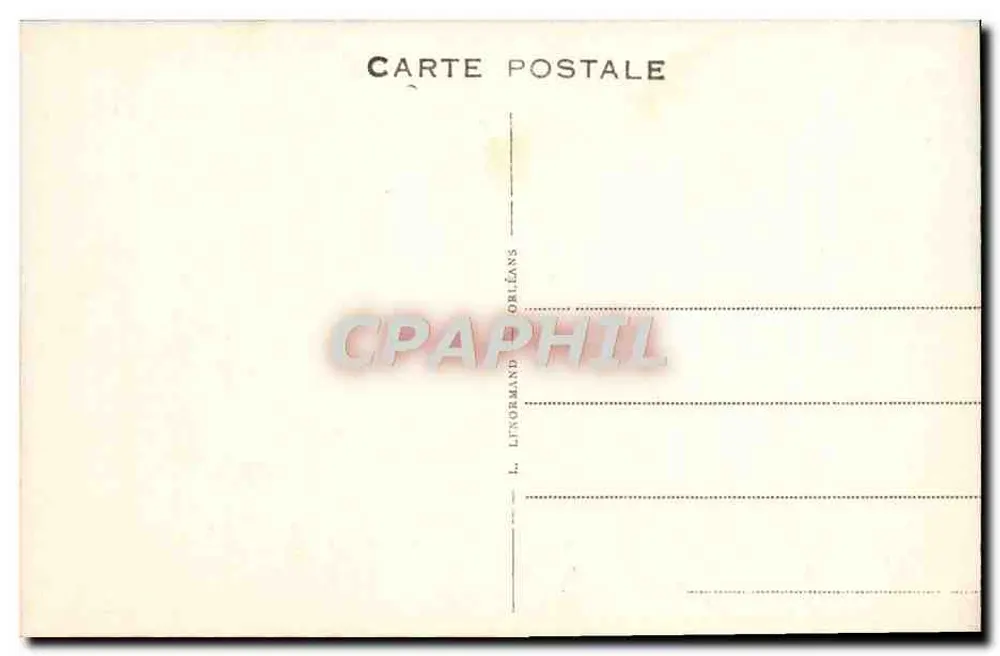 Orléans — A Catedral de Santa Cruz — Editor L. Linormand - Verso