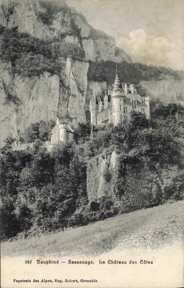 Dauphiné — Sassenage — O Castelo das Colinas — Papeterie des Alpes, Eug. Robert, Grenoble - Frente