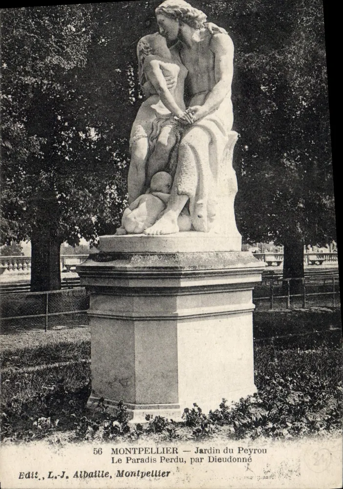 Das verlorene Paradies — Garten des Peyrou — Montpellier, von Dieudonné - Vorderseite