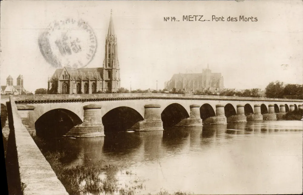 METZ — Ponte dos Mortos — editor F. Leonard, n°14 - Frente