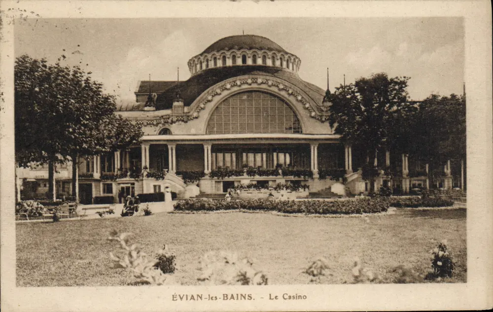 ÉVIAN-les-BAINS — O Casino — Editor não identificado, número de série não visível - Frente