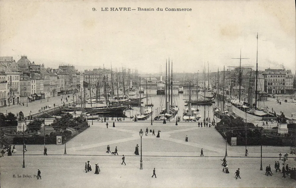 Le Havre — Bassin du Commerce — E. Le Deley, Pa - Vorderseite
