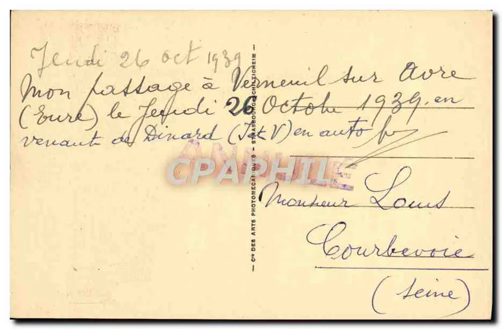Verneuil-sur-Avre — Turm der Kirche Ste-Madeleine (15. Jahrhundert) — LL. - Rückseite