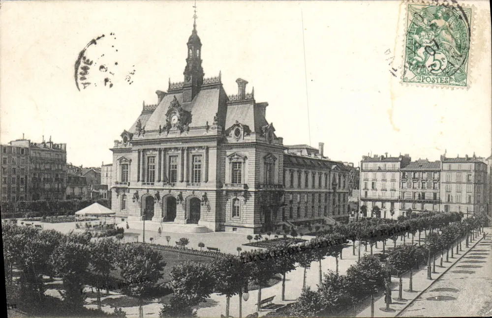 Hôtel de Ville de Toulouse — vista panorâmica — editor não identificado - Frente