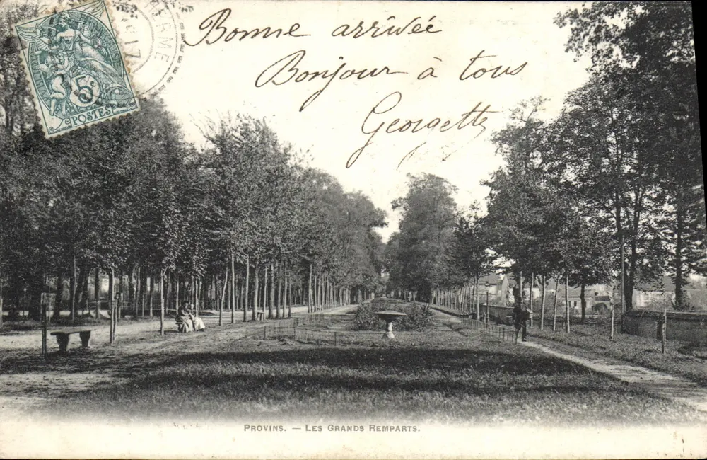 Provins — Les Grands Remparts — A. Vernant, editor - Frente