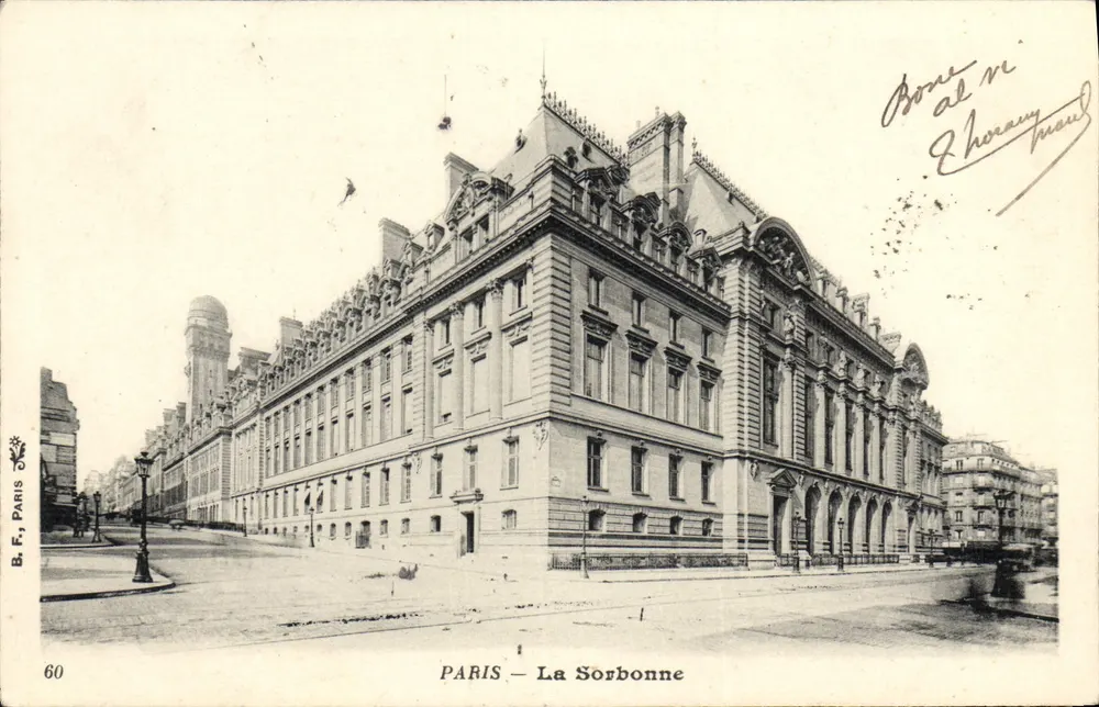 PARIS — A Sorbonne — B.F., Paris, n°60 - Frente