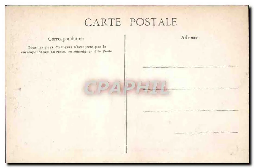 Floresta de FONTAINEBLEAU — Roche suspendue — série 625 - Verso
