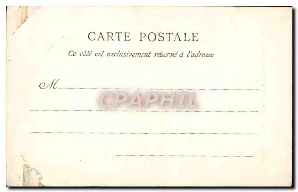 Toulouse — Ansicht des Portals der Kirche Saint Adalbade — Anonymer Verlag, Nr. 61 - Rückseite