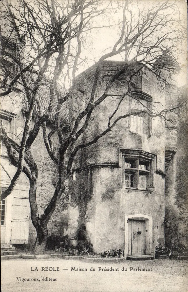 La Réole — Das Haus des Präsidenten des Parlaments — Vigouroux, Verlag - Vorderseite